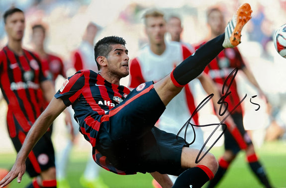 Carlos Zambrano<br>Eintracht Frankfurt<br>Original signiertes Foto