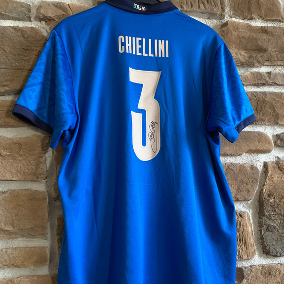 Giorgio Chiellini<br>Italien<br>Original signiertes Trikot 2020