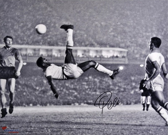 Pelé<br>Brasilien<br>Original signiertes Foto<br>50 x 40 cm