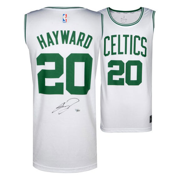 Gordon Hayward <br>Boston Celtics <br>Original signiertes White Fastbreak Jersey