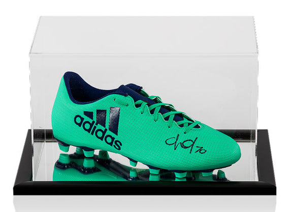 Callum Hudson-Odoi <br>FC Chelsea <br>Aqua Adidas X 17.4 Schuh in Acryl Display