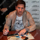 Lionel Messi<br>Argentinien<br>Original signiertes Foto<br>40 x 30 cm