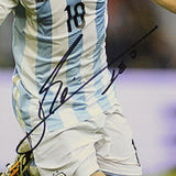 Lionel Messi<br>Argentinien<br>Original signiertes Foto<br>„Tor gegen Bosnien-Herzegowina“<br>30 x 40 cm