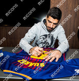 Luis Suarez <br>FC Barcelona <br>Original signiertes Heimtrikot 2017/18