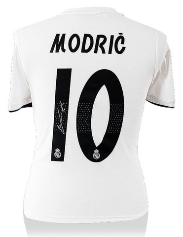 Luka Modric <br>Real Madrid <br>Original signiertes Trikot 2018/19
