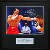 Wladimir Klitschko <br>Original signiertes Foto <br>„Sieg gegen Ruslan Chagaev“ <br>40 x 30 cm